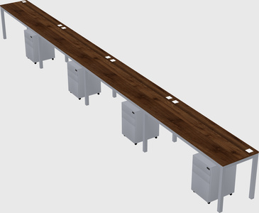 Rectangular desk