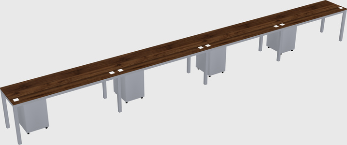 Rectangular desk