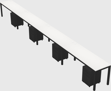 Rectangular desk