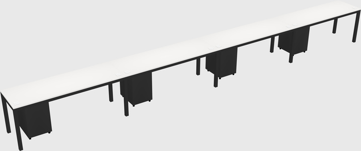 Rectangular desk