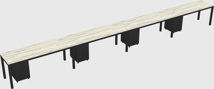 Rectangular desk