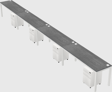 Rectangular desk