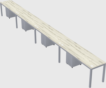 Rectangular desk