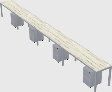 Rectangular desk