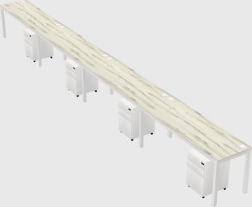 Rectangular desk