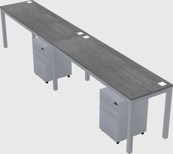Rectangular desk