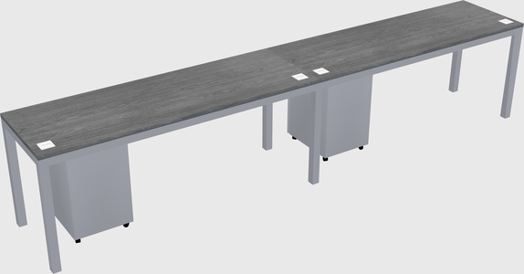 Rectangular desk