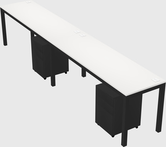 Rectangular desk