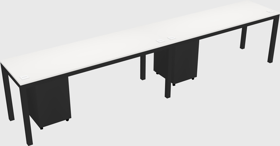 Rectangular desk