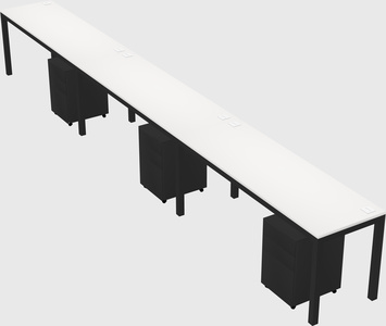 Rectangular desk