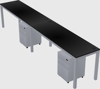 Rectangular desk
