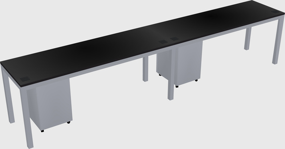 Rectangular desk
