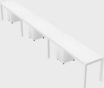 Rectangular desk
