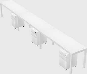 Rectangular desk