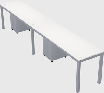 Rectangular desk
