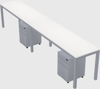 Rectangular desk