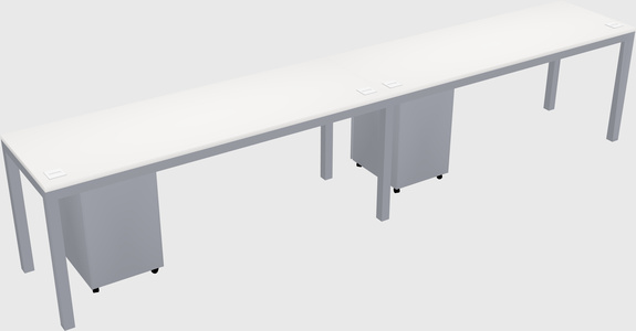 Rectangular desk