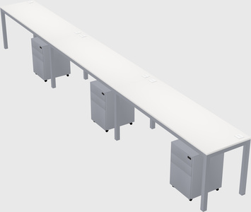 Rectangular desk