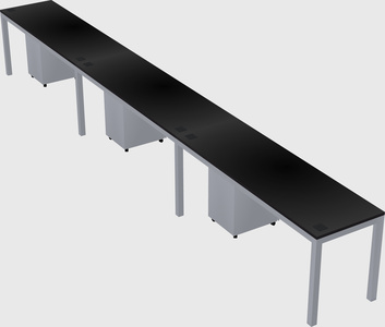 Rectangular desk