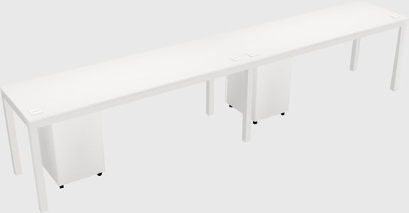 Rectangular desk