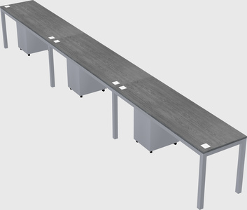 Rectangular desk