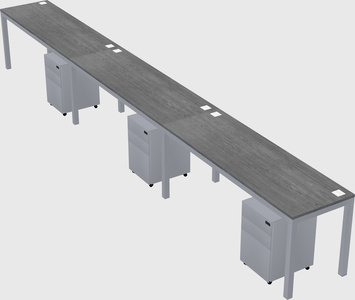 Rectangular desk
