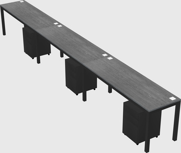 Rectangular desk