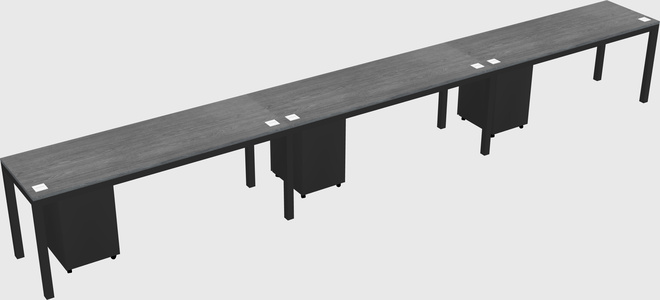 Rectangular desk