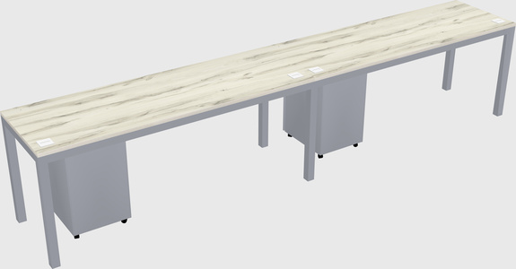 Rectangular desk