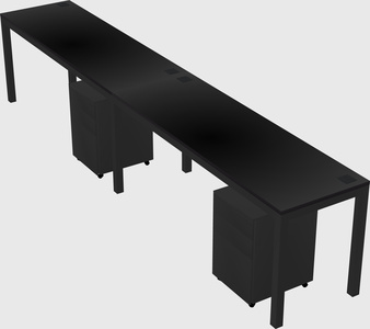Rectangular desk