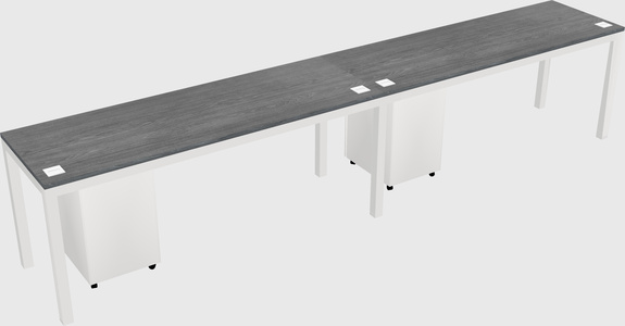 Rectangular desk