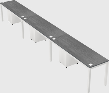 Rectangular desk