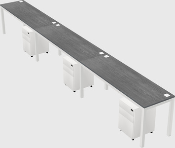 Rectangular desk