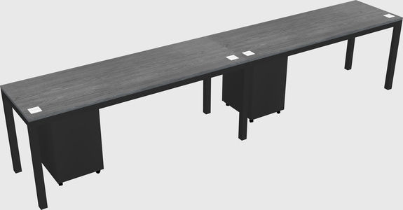 Rectangular desk