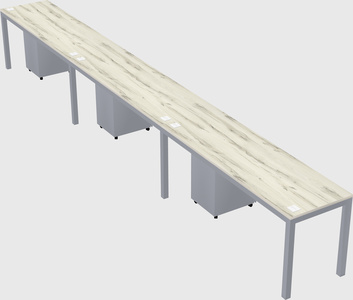 Rectangular desk