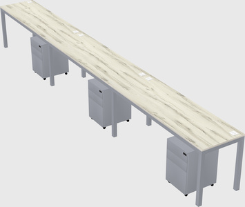 Rectangular desk