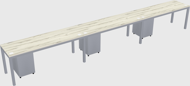 Rectangular desk