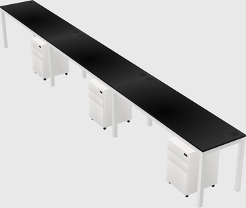 Rectangular desk
