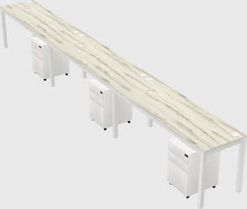 Rectangular desk