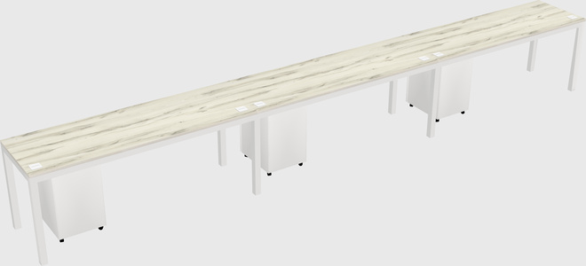 Rectangular desk
