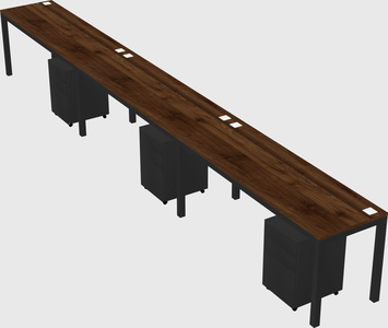 Rectangular desk