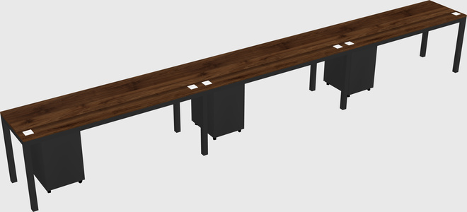 Rectangular desk