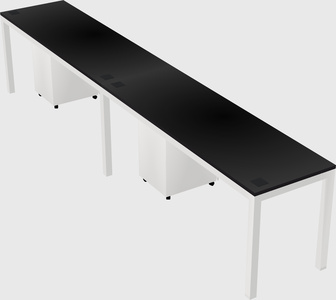 Rectangular desk