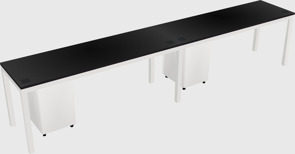 Rectangular desk