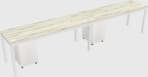 Rectangular desk