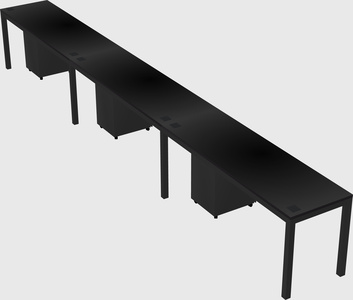 Rectangular desk