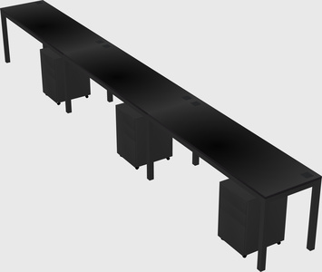 Rectangular desk