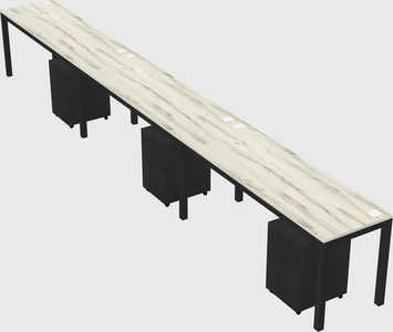 Rectangular desk