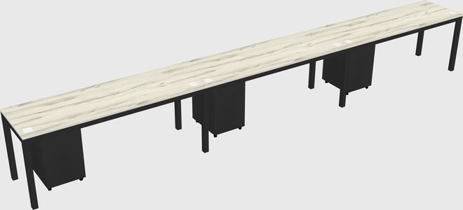 Rectangular desk
