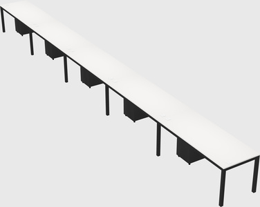 Rectangular desk